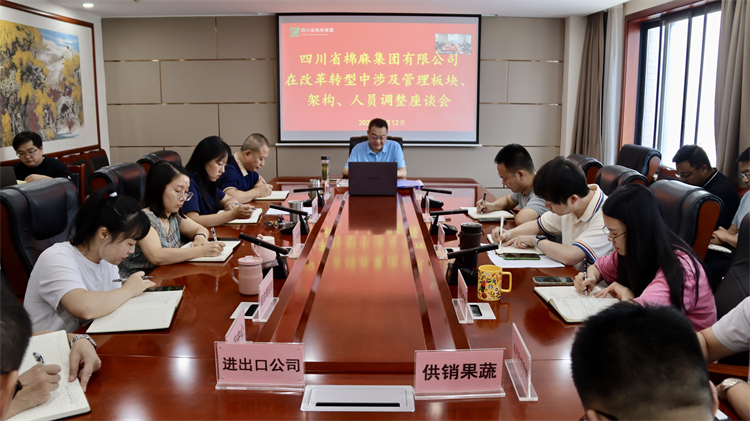 集團(tuán)公司召開在改革轉(zhuǎn)型中涉及管理板塊、架構(gòu)、人員調(diào)整座談會(huì)
